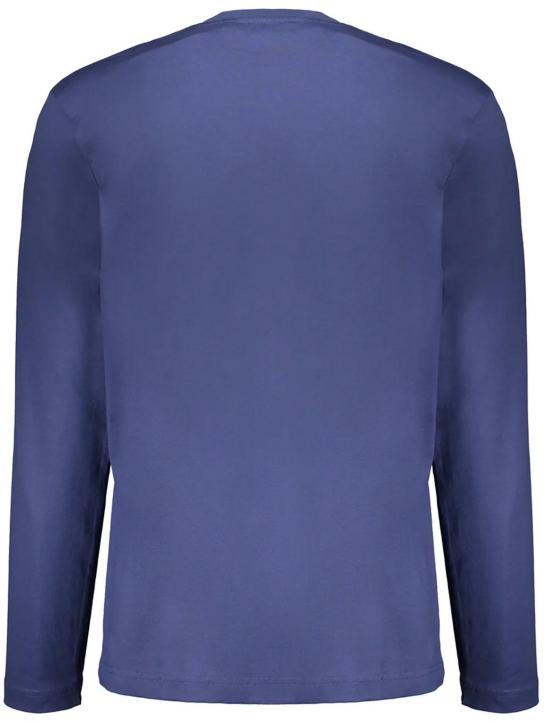 25FW 오프화이트 긴팔 티셔츠 44MAB086G5J00D4901 BLUE - OFF WHITE