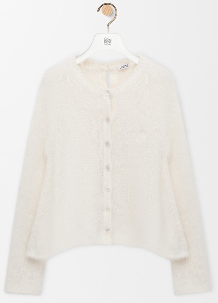 25FW 로에베 가디건 S540Y16K88 2100 WHITE