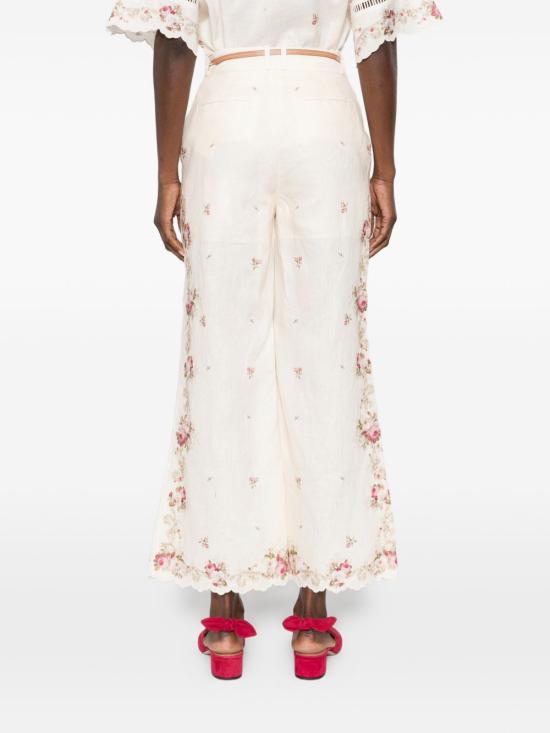 26SS 짐머만 스트레이트 팬츠 5380PRS264 CPKR Beige - ZIMMERMANN