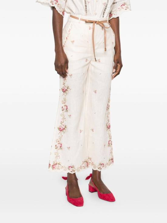 26SS 짐머만 스트레이트 팬츠 5380PRS264 CPKR Beige - ZIMMERMANN