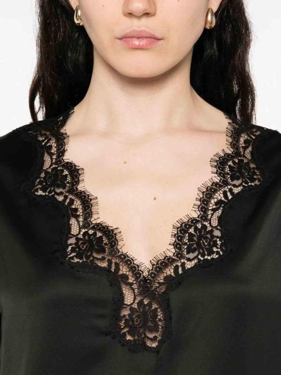 25FW 에르마노 피렌제 반팔 티셔츠 D47EL017EL2MF099 Black - ERMANNO FIRENZE