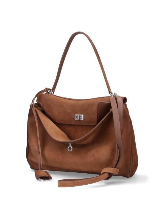 26SS 발렌시아가 로데오 미디움 핸드백 7897722AB4G2533 Brown - BALENCIAGA