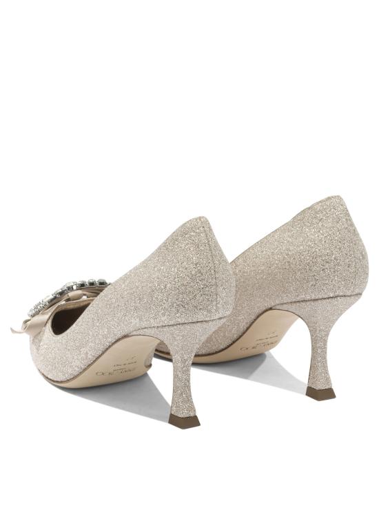 26SS 지미추 힐/펌프스 AURIA 70HGQLIGHT SOFT GOLD CRYSTAL Gold - JIMMY CHOO