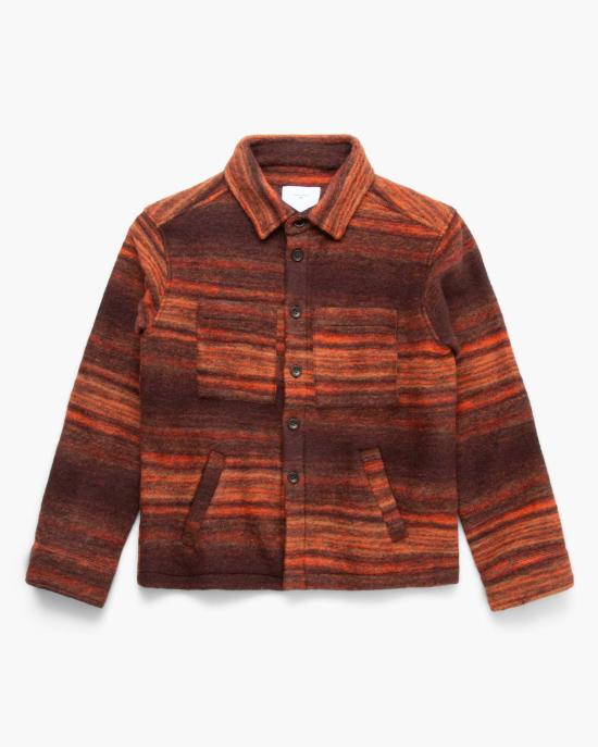  Percival 자켓 퍼시벌 미시시피 자카드 오버셔츠