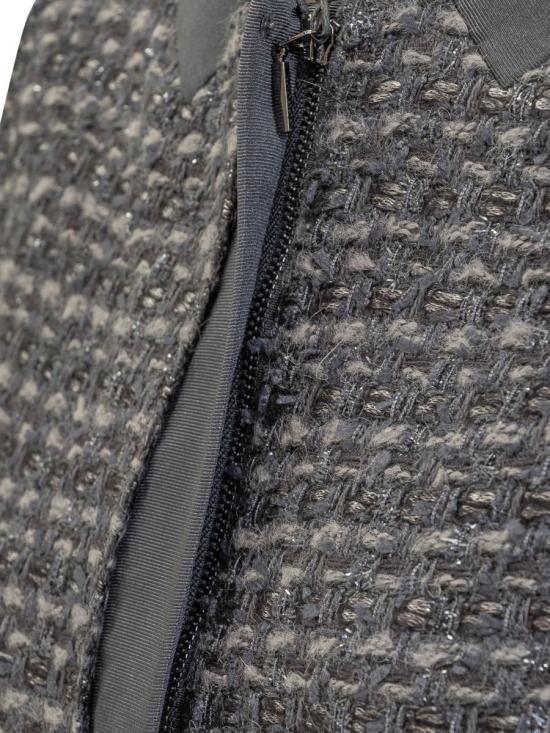 25FW 엠포리오 아르마니 루렉스 트위드 자켓 EW001713AF14268 F8155 BLUE - EMPORIO ARMANI