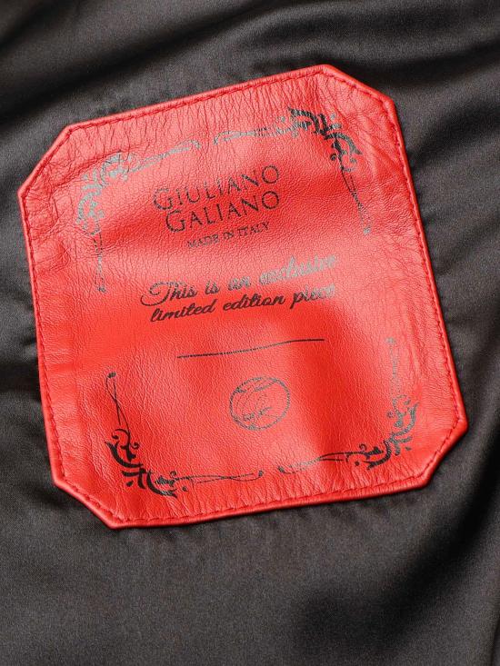 26SS 줄리아노 갈리아노 가죽 자켓 GO HARD NAPPANERO Black - GIULIANO GALIANO