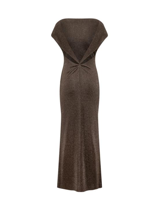 25FW 막스마라 롱 원피스 2521326017600 001 BROWN - MAX MARA