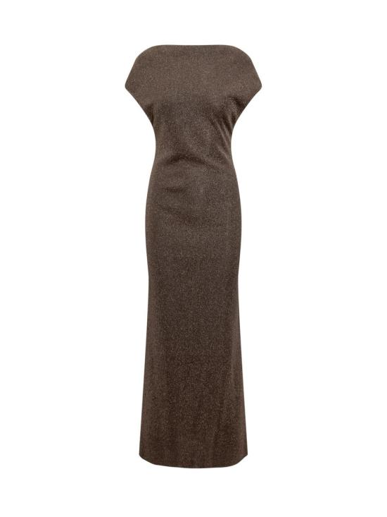 25FW 막스마라 롱 원피스 2521326017600 001 BROWN