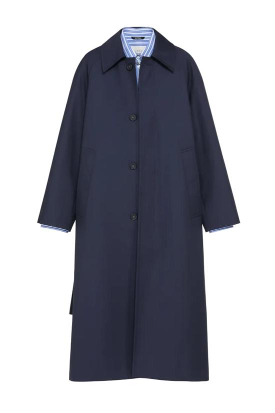  누메로벤투노 트렌치 코트 No21 롱  블루