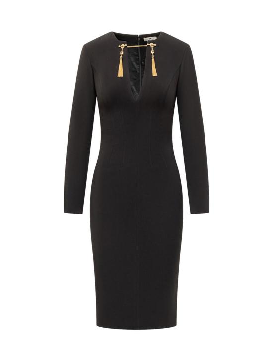 25FW 엘리자베타프랜치 미디 원피스 AB80557E2 110 Black