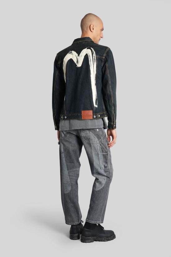 25FW 에비수 데님 자켓 430704 2EAHTM5DJ1003 BLUE - EVISU