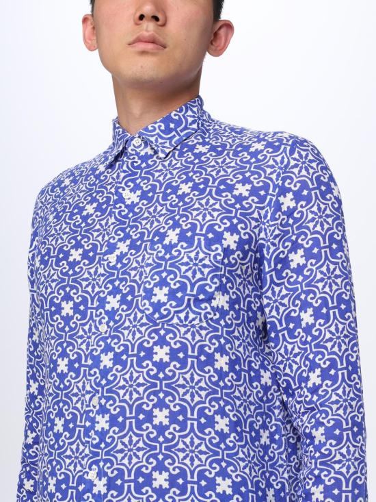  페닌슐라 긴팔 셔츠 SPERLONGA COREANA 9 Gnawed Blue - PENINSULA