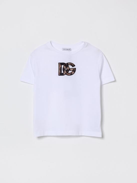 26SS [키즈] 돌체앤가바나 티셔츠 L5JTOXG7P0J W0800 White