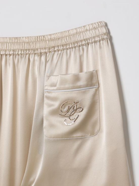 26SS [키즈] 돌체앤가바나 트레이닝/조거 팬츠 L53P44G7PMF M0263 Kaki - DOLCE & GABBANA