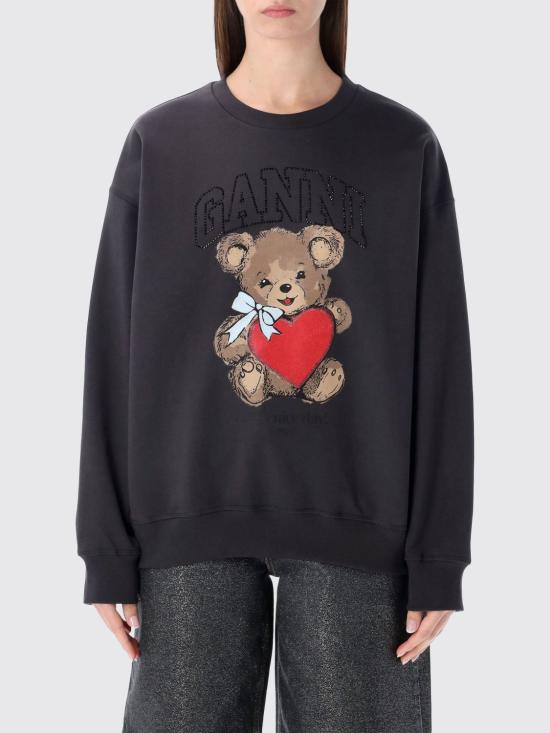 26SS 가니 베어 스웨트셔츠 A106002711032 252 Black