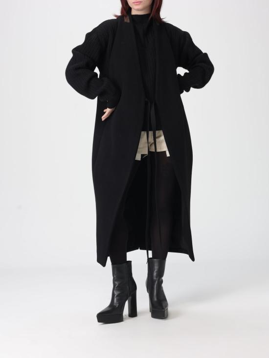 25FW 릭 오웬스 스웨터 RO02E4950WSF 09 Black - RICK OWENS