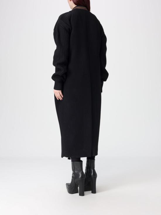 25FW 릭 오웬스 스웨터 RO02E4950WSF 09 Black - RICK OWENS