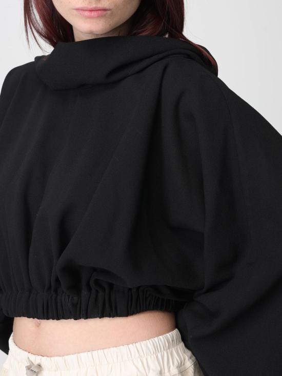 25FW 릭 오웬스 스웨터 RO02E4262WA 09 Black - RICK OWENS