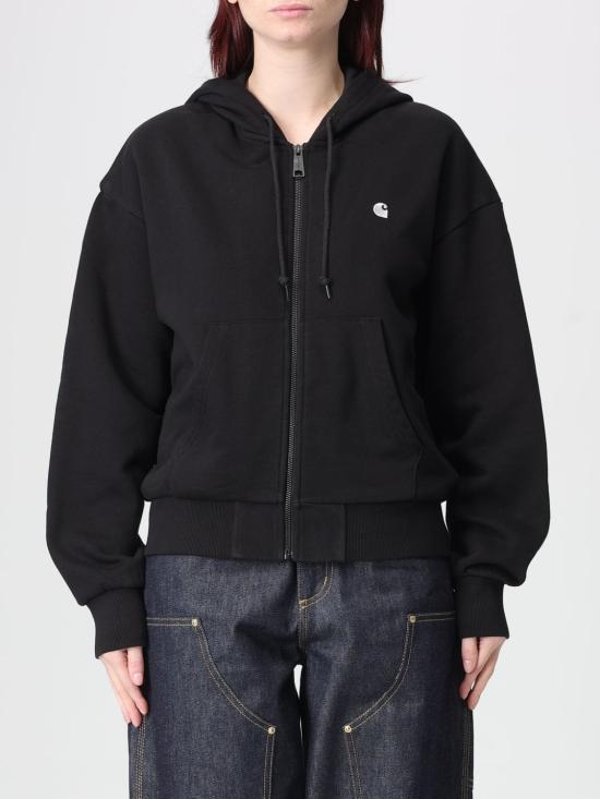 26SS 칼하트 WIP 후드 티셔츠 I032642 0M4XX Black