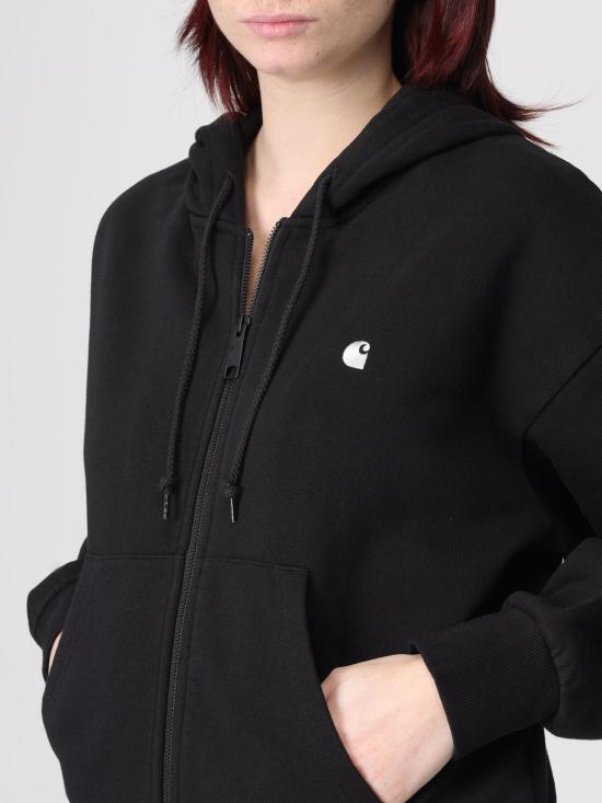 26SS 칼하트 WIP 후드 티셔츠 I032642 0M4XX Black - CARHARTT WIP