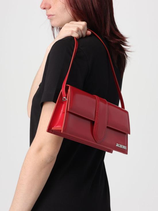 26SS 자크뮈스 르 밤비노 플랩백 자크뮈스 BAW00013AC18A01 470 Red - JACQUEMUS