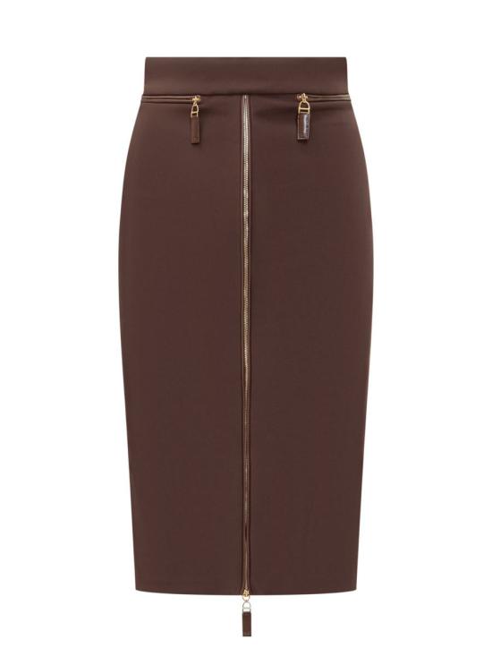 25FW 엘리자베타프랜치 미디 스커트 GO13456E2 EA3 BROWN