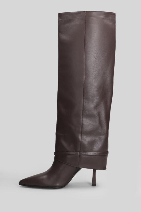 25FW 지젤 모아레 부츠 432492 SAMANTHA Brown - GISEL MOIRE