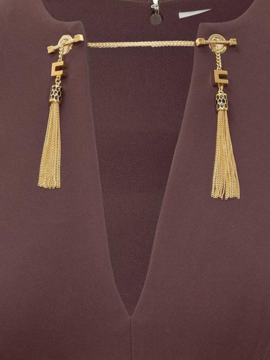 25FW 엘리자베타프랜치 미디 원피스 AB80557E2 EA4 RED - ELISABETTA FRANCHI