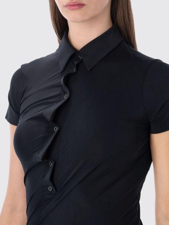 26SS 오토링거 롱 원피스 10350370301 BLKYLW Black - OTTOLINGER