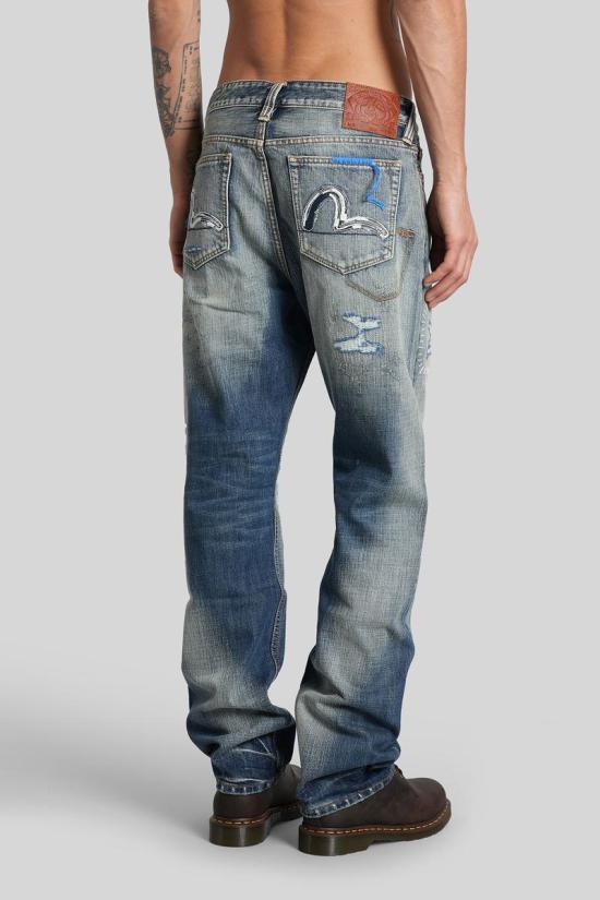 25FW 에비수 데님 팬츠 431497 2EAHTM5JE1050 BLUE - EVISU