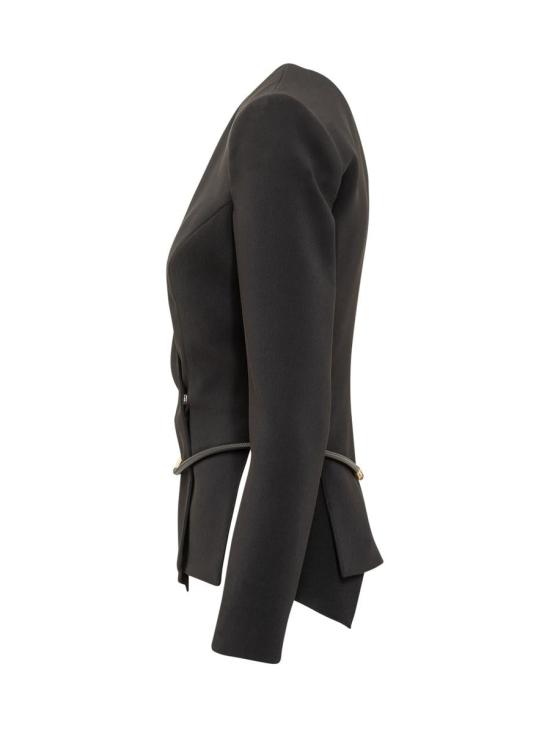 25FW 엘리자베타프랜치 수트 자켓 GI16657E2 110 Black - ELISABETTA FRANCHI