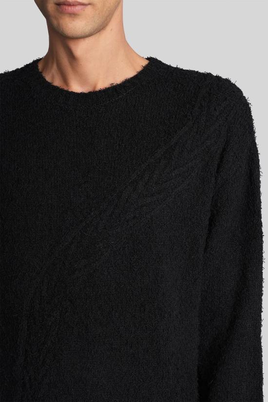 25FW 장 뤽 앰브리지 라벨 스웨터 426290 JBMW0559YA61 Black - J.L-A.L