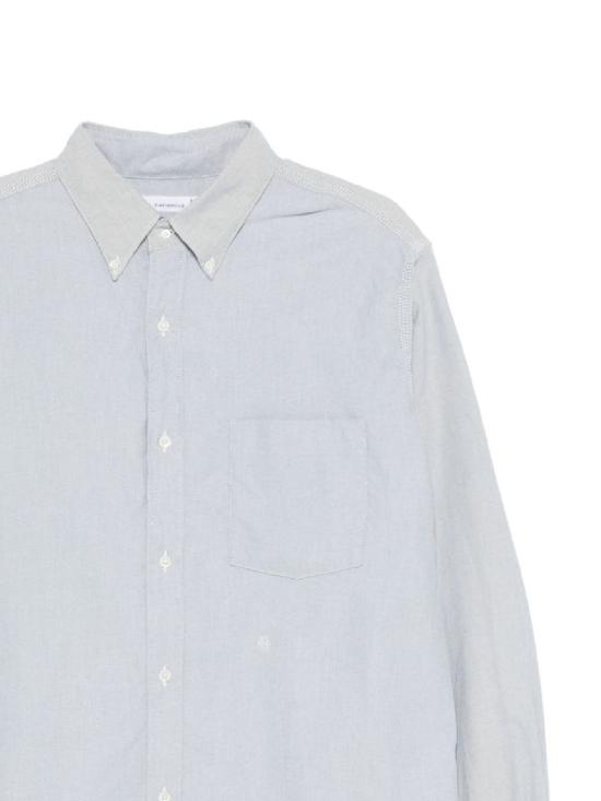  나나미카 긴팔 셔츠 SUGF350E HN GRAYISH NAVY DOM - NANAMICA