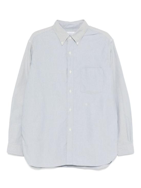  나나미카 긴팔 셔츠 SUGF350E HN GRAYISH NAVY DOM