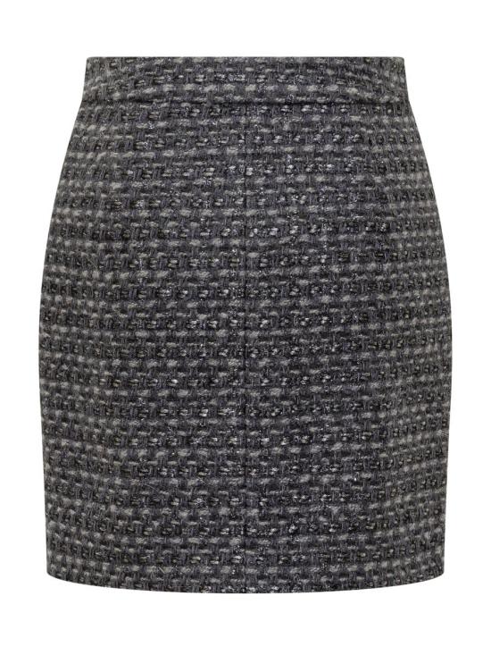 25FW 엠포리오 아르마니 미디 스커트 EW001310AF14268 F8155 BLUE - EMPORIO ARMANI