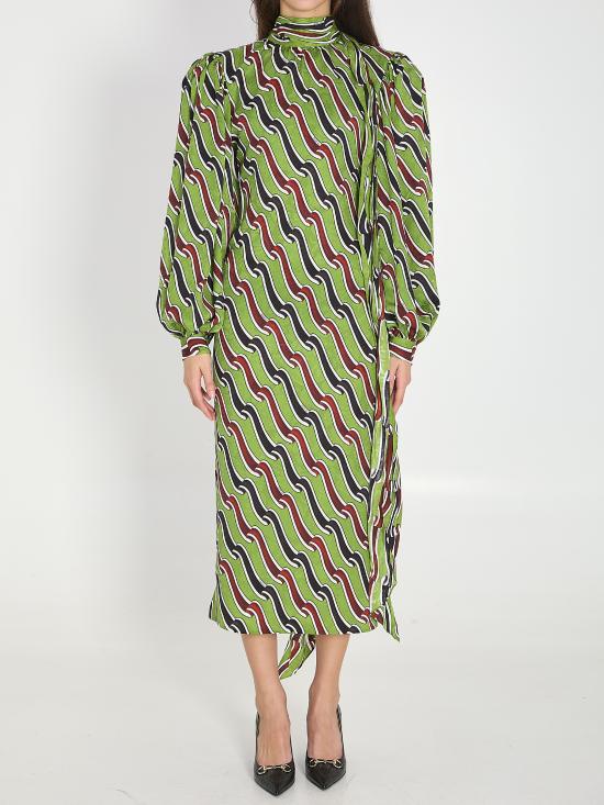26SS 구찌 미디 원피스 858170 GREEN