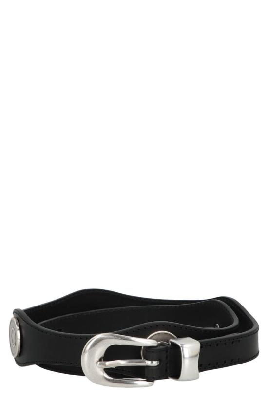 25FW 아워레가시 가죽 벨트 A4258WS SLOWBLACKARIDBULLHIDE Black