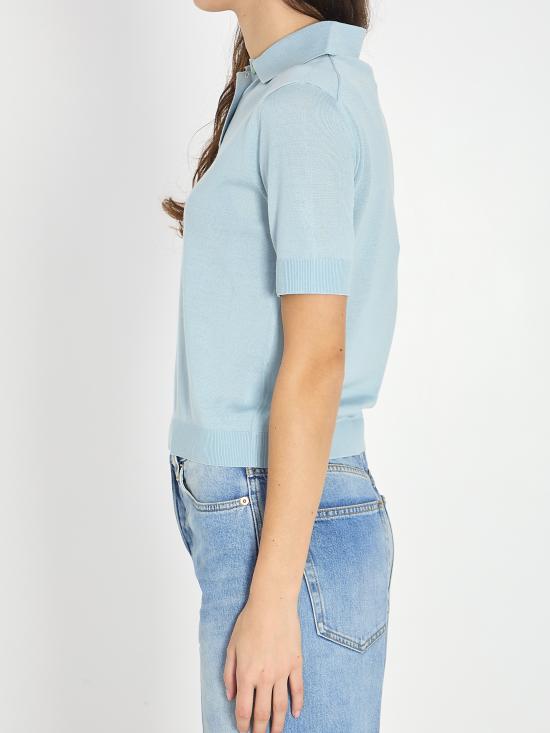 26SS 구찌 폴로 티셔츠 851969 LIGHT BLUE - GUCCI