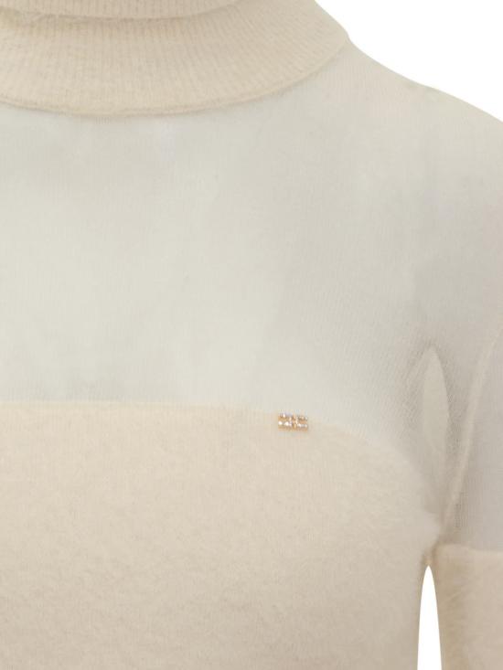 25FW 엘리자베타프랜치 스웨터 MK54T57E2 DZ9 WHITE - ELISABETTA FRANCHI