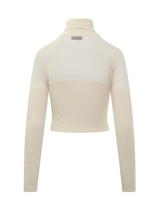 25FW 엘리자베타프랜치 스웨터 MK54T57E2 DZ9 WHITE - ELISABETTA FRANCHI