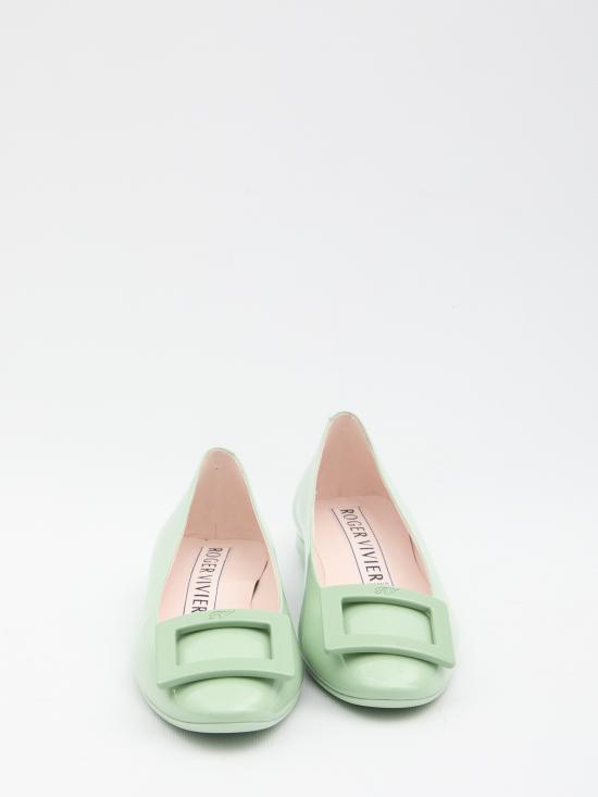 26SS 로저비비에 플랫 슈즈 RVW66834910 GREEN - ROGER VIVIER