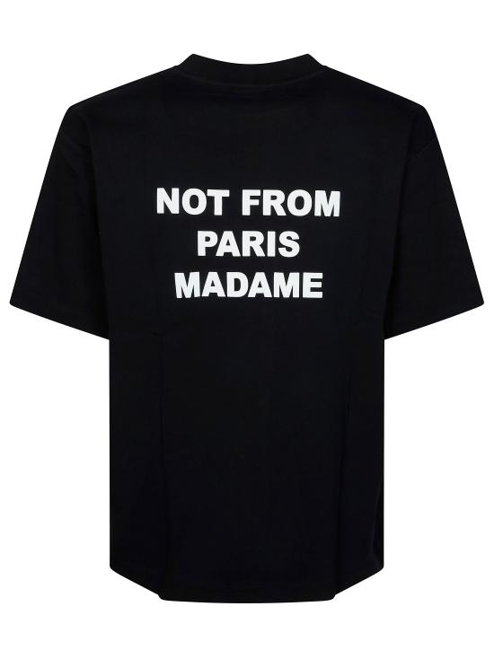 26FW 드롤드무슈 반팔 티셔츠 PERMTS203CO002 BL NERO - DROLE DE MONSIEUR