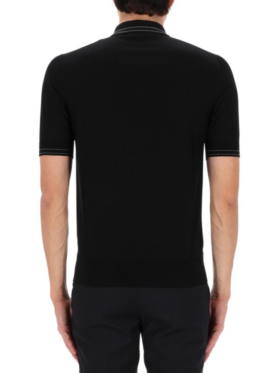 26SS 돌체앤가바나 폴로 티셔츠 GXZ02T JBSOIN0000 BLACK - DOLCE & GABBANA