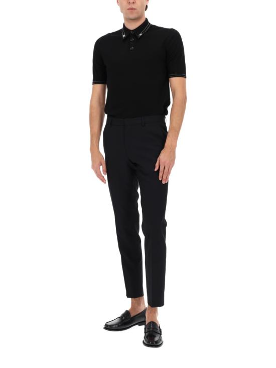 26SS 돌체앤가바나 폴로 티셔츠 GXZ02T JBSOIN0000 BLACK - DOLCE & GABBANA