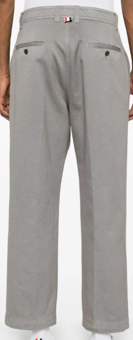 26SS 톰브라운 코튼 트윌 유틸리티 치노 팬츠 MTU335WF0576 035 MED GREY - THOM BROWNE