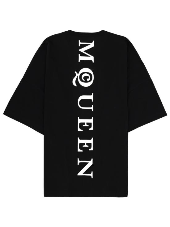 26SS 알렉산더 맥퀸 반팔 티셔츠 828434 QTADE0520 BLACK - ALEXANDER MCQUEEN