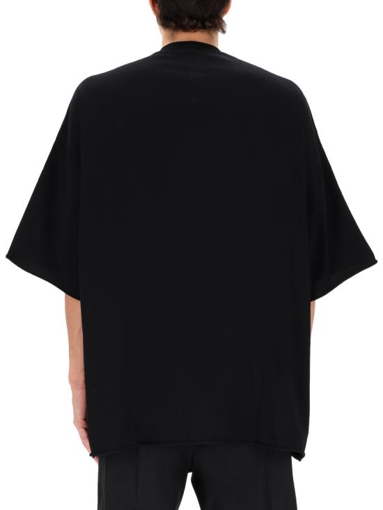 26SS 릭 오웬스 반팔 티셔츠 RU01F2283 JA09 BLACK - RICK OWENS