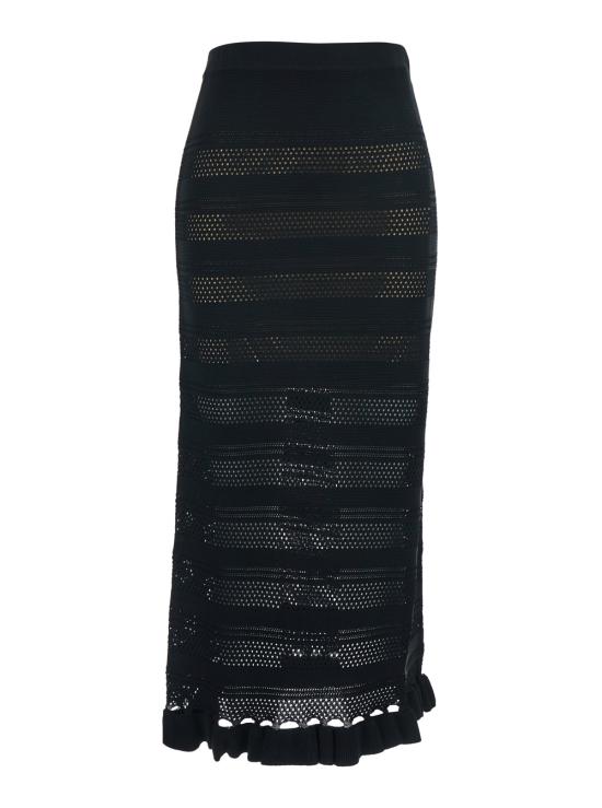 26SS 트윈셋 롱 스커트 261TP308300006 Black