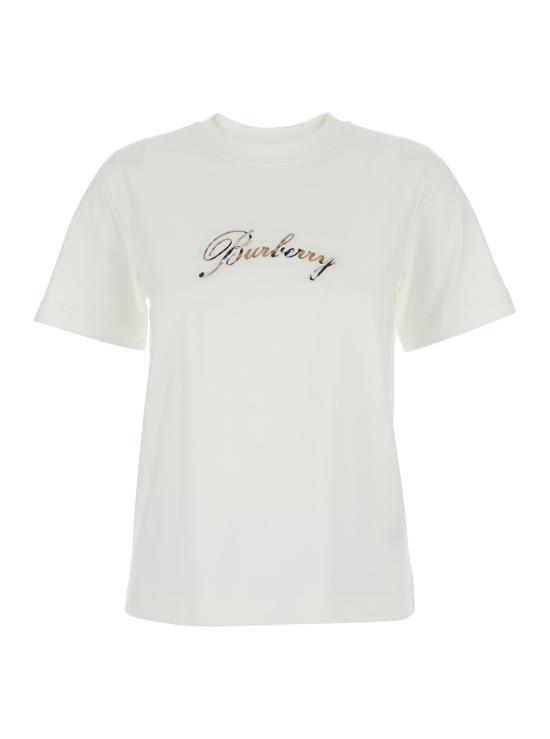 26SS 버버리 반팔 티셔츠 8118971B7078 White