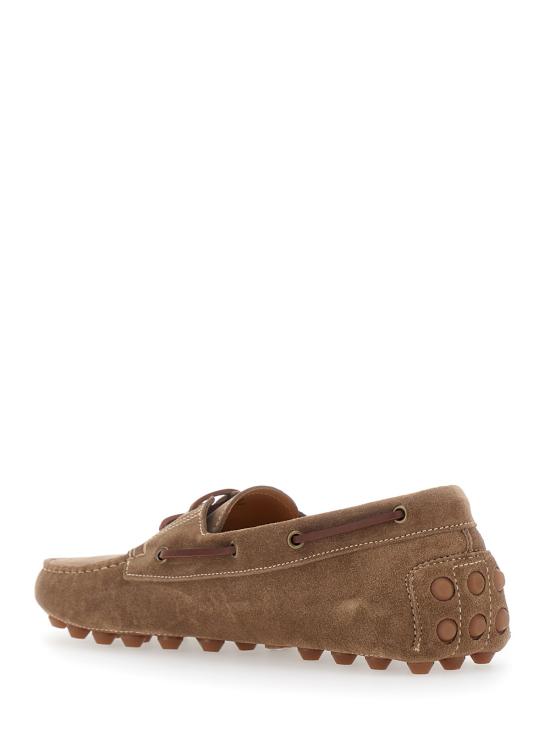 26SS 토즈 보트 고미노 버블 스웨이드 로퍼 XXM52K05300RE0S818 Brown - TODS